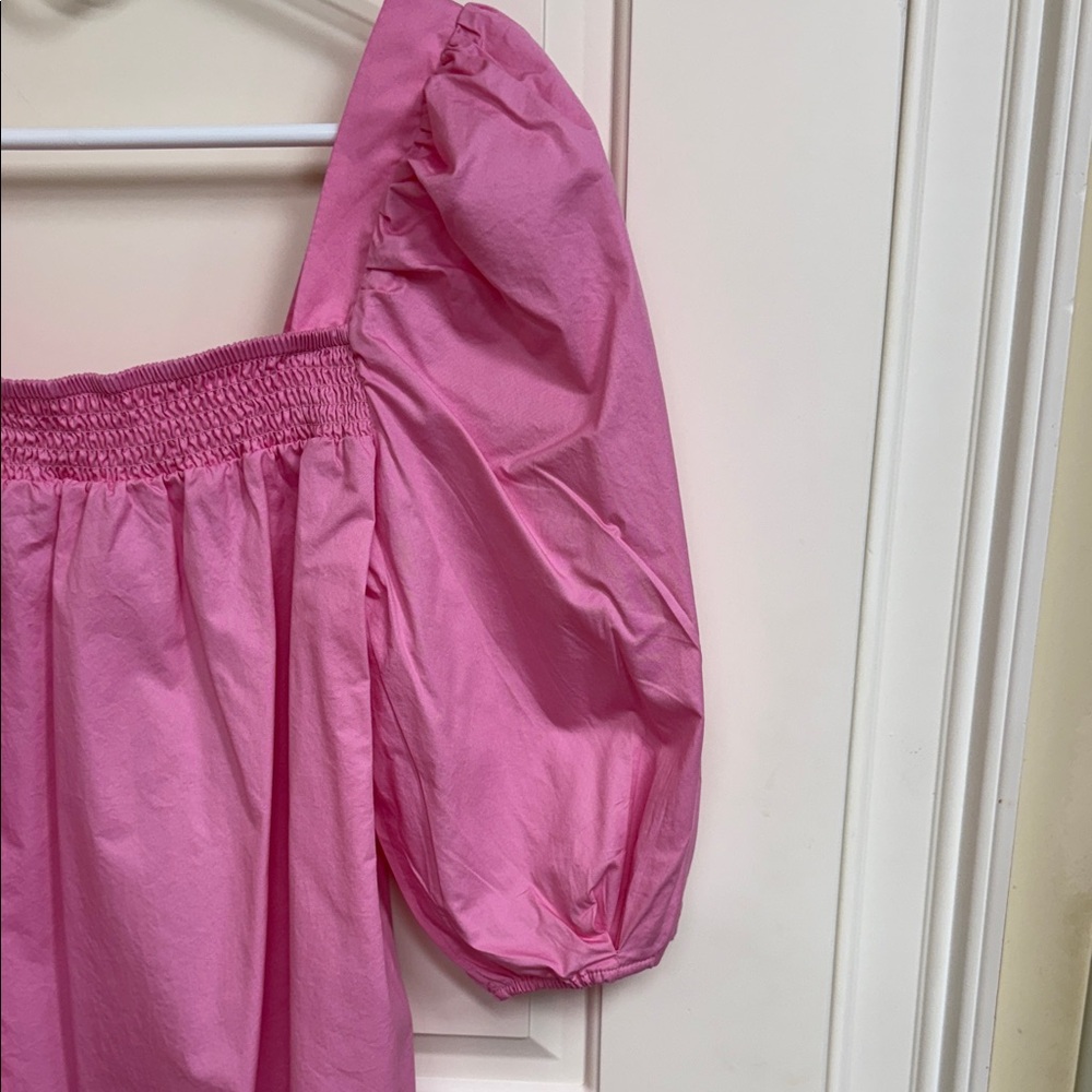 H&M Pink Puff Sleeve Blouse - Picture 3 of 11